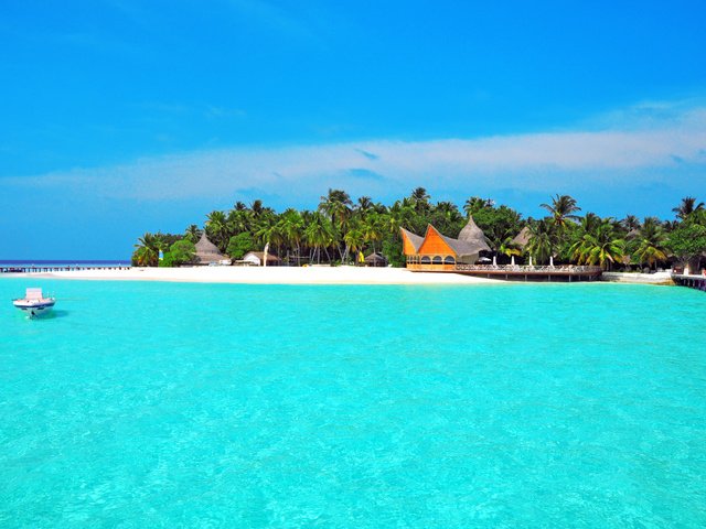 Обои пляж, лодка, остров, тропики, мальдивы, beach, boat, island, tropics, the maldives разрешение 4288x2848 Загрузить
