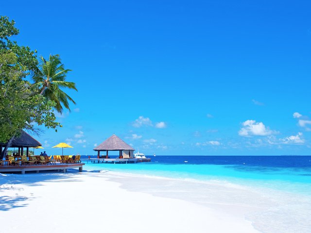 Обои море, пляж, тропики, мальдивы, sea, beach, tropics, the maldives разрешение 4183x2430 Загрузить