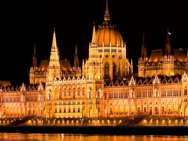 Обои венгрия, будапешт, парламент, hungary, budapest, parliament разрешение 1920x1080 Загрузить