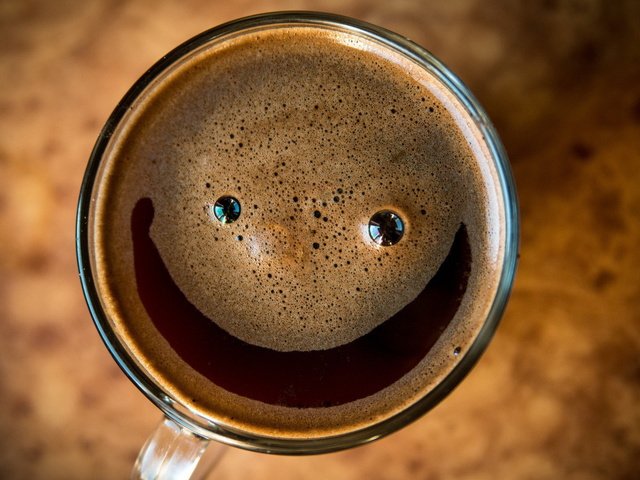 Обои макро, напиток, кофе, чашка, пена, смайл, macro, drink, coffee, cup, foam, smile разрешение 1920x1080 Загрузить