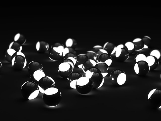 Обои шары, чёрно-белое, шарики, сферы, luminous spheres, balls, black and white, sphere разрешение 1920x1200 Загрузить