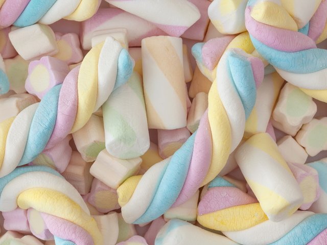 Обои разноцветные, конфеты, сладкое, зефир, мармелад, colorful, candy, sweet, marshmallows, marmalade разрешение 2560x1600 Загрузить
