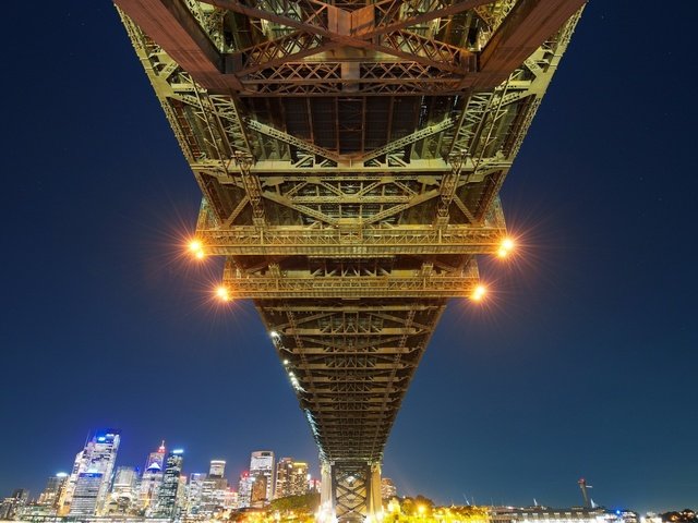 Обои мост, сидней, австралия, sydney bay bridge, харбор-бридж, bridge, sydney, australia, harbour bridge разрешение 1920x1080 Загрузить
