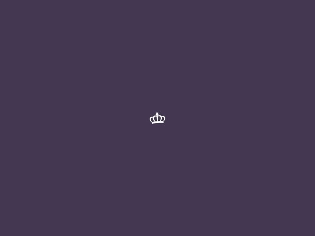 Обои фиолетовый, минимализм, корона, purple, minimalism, crown разрешение 2560x1600 Загрузить