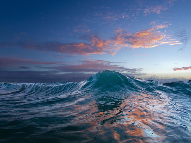 Обои вода, закат, волна, природа., water, sunset, wave, nature. разрешение 1920x1200 Загрузить