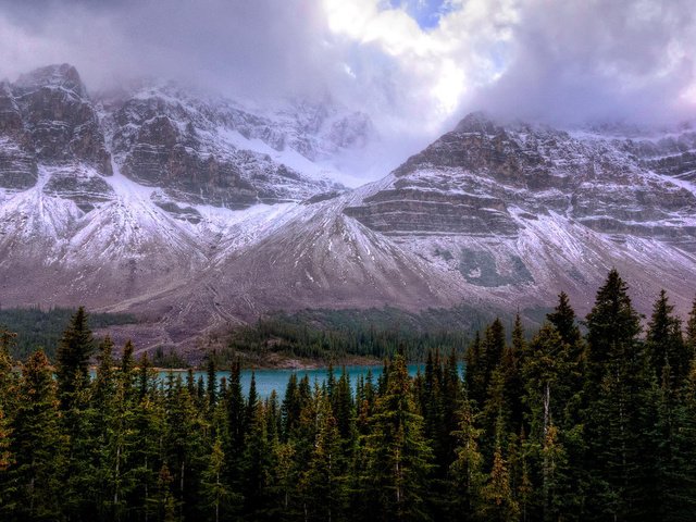 Обои канада, провинция альберта, icefields parkway, canada, alberta разрешение 1920x1080 Загрузить