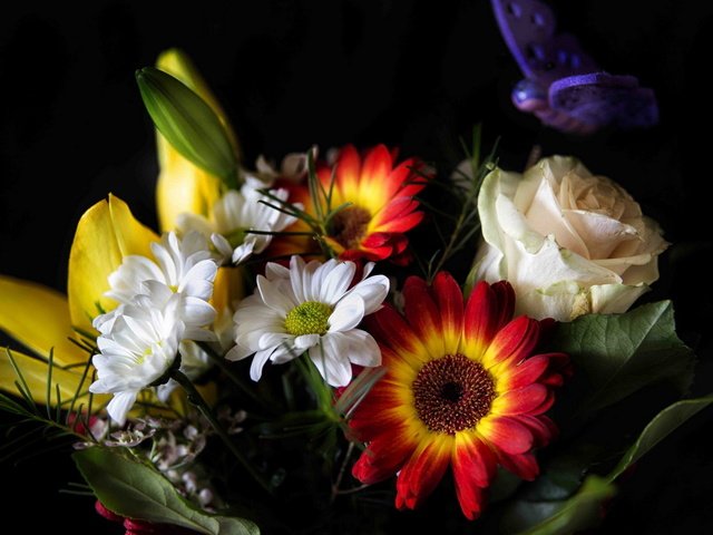 Обои цветы, букет, flowers, bouquet разрешение 1920x1200 Загрузить
