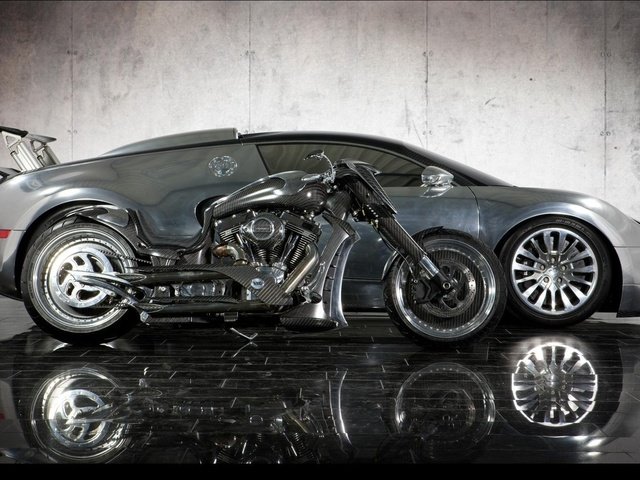 Обои байк, карбон, бугатти, custom, zapico, veyron custom, mansory zapico, 2011 mansory, bike, carbon, bugatti разрешение 1920x1080 Загрузить