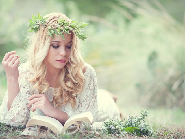 Обои природа, девушка, блондинка, книга, сандра, nature, girl, blonde, book, sandra разрешение 2048x1363 Загрузить
