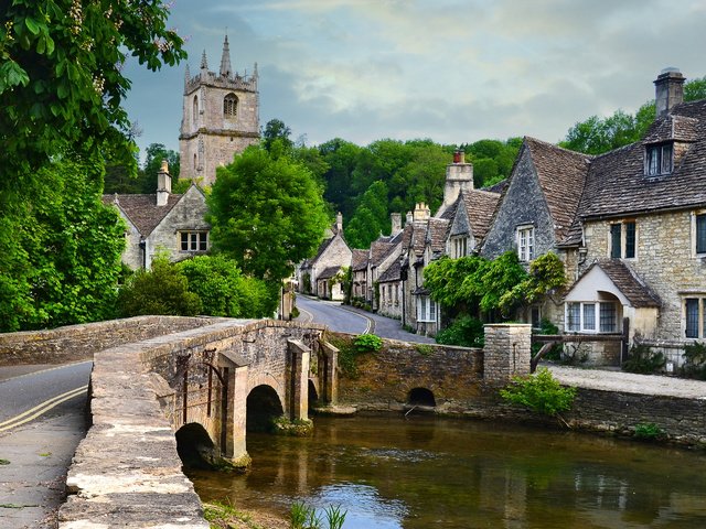 Обои река, мост, великобритания, англия, river, bridge, uk, england разрешение 2560x1997 Загрузить