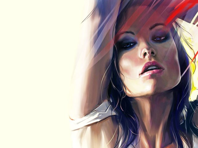 Обои рисунок, графика, актриса, оливия уайлд, figure, graphics, actress, olivia wilde разрешение 2560x1598 Загрузить