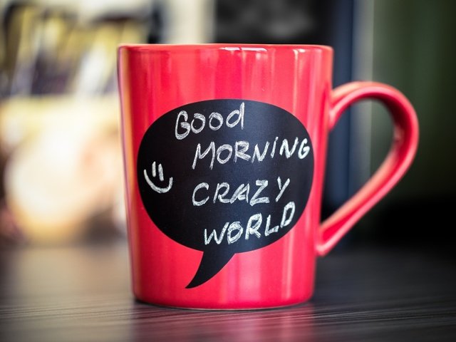 Обои надпись, красная, кофе, кружка, доброе утро, the inscription, red, coffee, mug, good morning разрешение 5428x3619 Загрузить