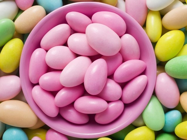 Обои разноцветные, конфеты, сладости, розовые, желтые, зеленые пасхальные, colorful, candy, sweets, pink, yellow, easter разрешение 1920x1200 Загрузить