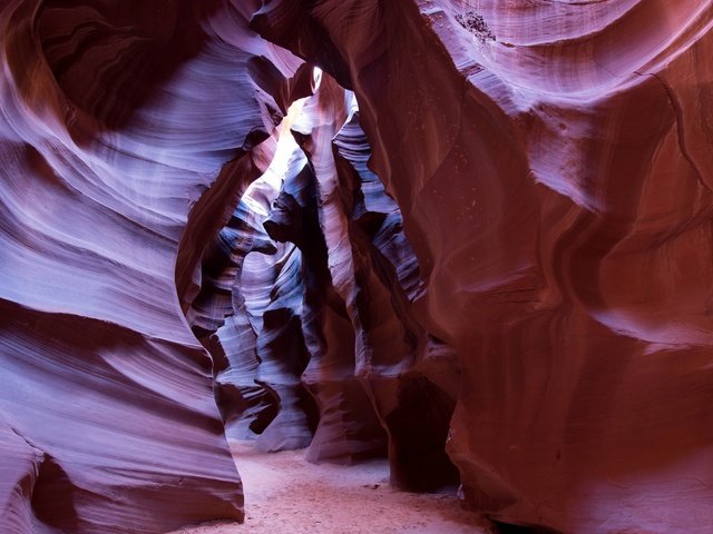 Обои свет, краски, сша, ущелье, каньон антилопы, аризона, light, paint, usa, gorge, antelope canyon, az разрешение 2048x1315 Загрузить