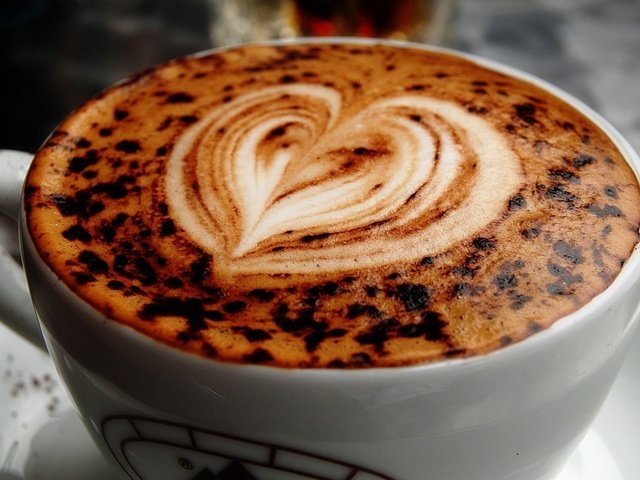 Обои кофе, сердце, чашка, капучино, пенка, coffee, heart, cup, cappuccino, foam разрешение 1920x1200 Загрузить