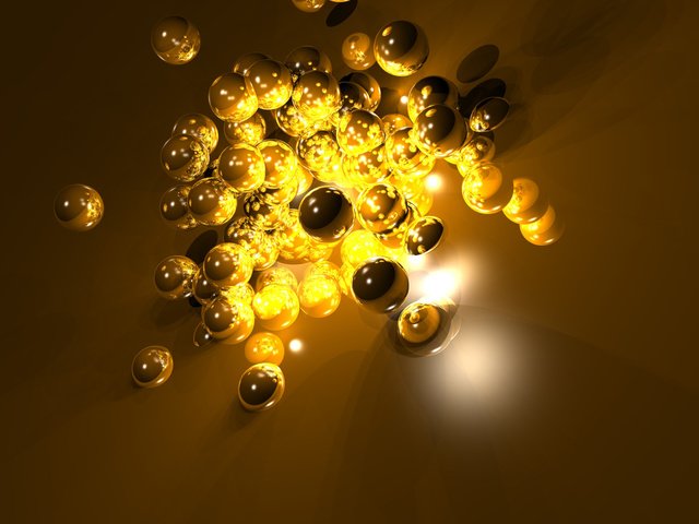Обои свет, шары, абстракция, фон, шарики, поверхность, light, balls, abstraction, background, surface разрешение 1920x1200 Загрузить