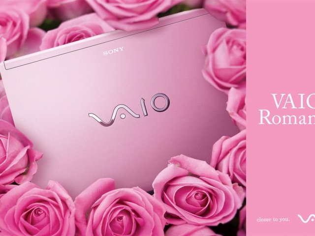 Обои цветы, розы, hi-tech, сони, vaio, калькулятор, flowers, roses, sony, calculator разрешение 1920x1200 Загрузить