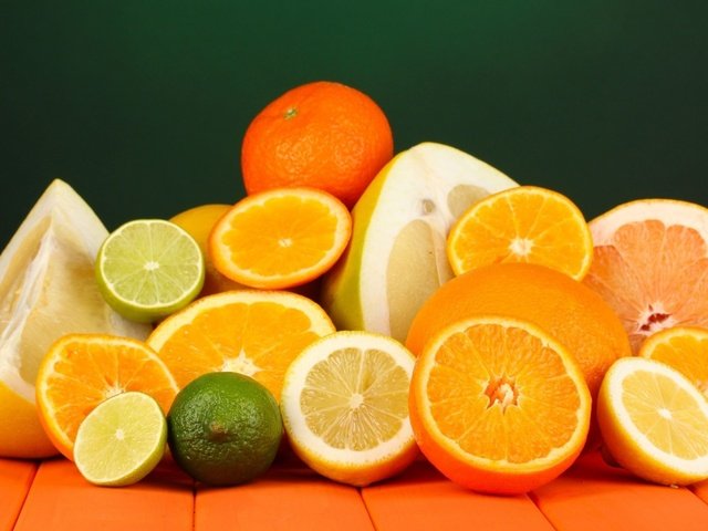 Обои фрукты, лимон, апельсин, лайм, цитрус, мандарин, грейпфрут, цитрусовые, fruit, lemon, orange, lime, citrus, mandarin, grapefruit разрешение 1920x1152 Загрузить