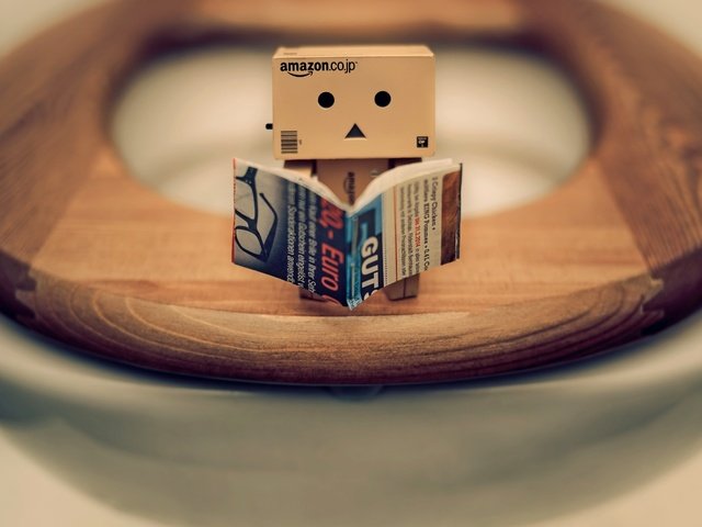 Обои клозет, коробка, книга, унитаз, данбо, картонный робот, the closet, box, book, the toilet, danbo, cardboard robot разрешение 2998x1806 Загрузить