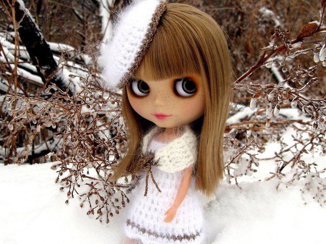 Обои глаза, снег, зима, большие, веснушки, куклы, 3д, eyes, snow, winter, large, freckles, doll, 3d разрешение 1920x1080 Загрузить