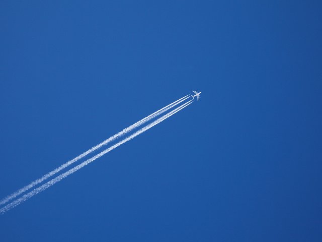 Обои небо, самолет, the sky, the plane разрешение 1920x1200 Загрузить