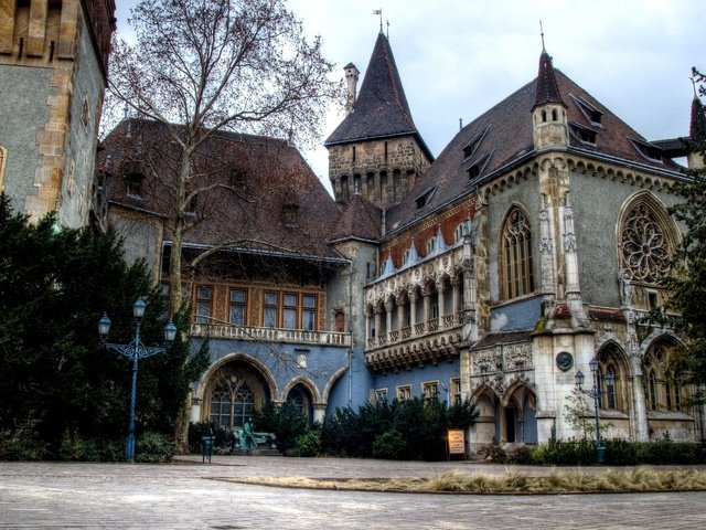 Обои замок, город, венгрия, будапешт, castle, the city, hungary, budapest разрешение 1920x1200 Загрузить