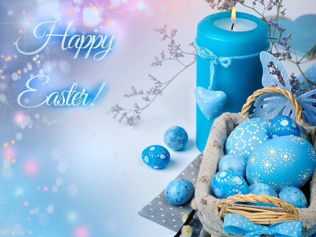Обои голубой, свеча, пасха, яйца, декор, blue, candle, easter, eggs, decor разрешение 2500x1754 Загрузить