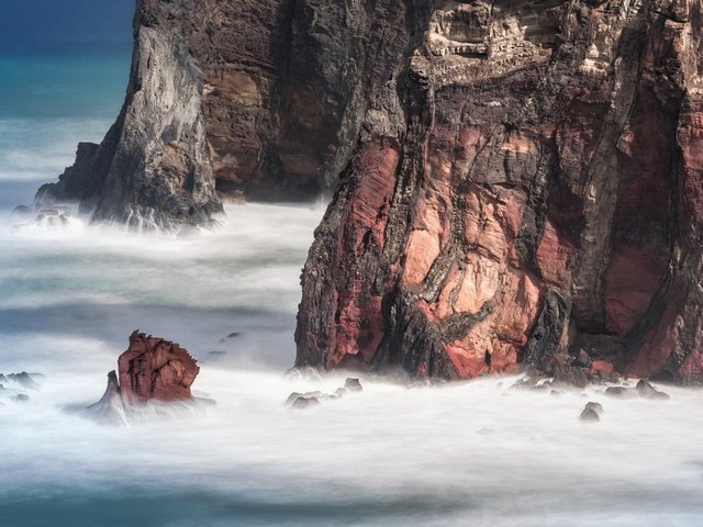 Обои скалы, природа, море, rocks, nature, sea разрешение 7360x4912 Загрузить