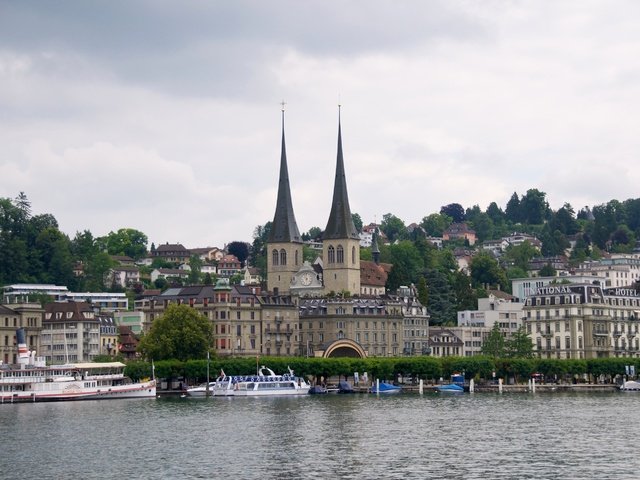 Обои озеро, швейцария, дома, церковь, люцерн, lake, switzerland, home, church, lucerne разрешение 2880x1913 Загрузить