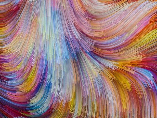 Обои абстракт, всплеск, абстракция, живопись, линии, расцветка, фон, красочная, краски, цвет, радуга, брызги, abstract, splash, abstraction, painting, line, colors, background, colorful, paint, color, rainbow, squirt разрешение 3600x2700 Загрузить
