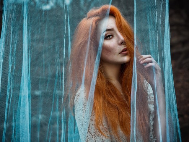 Обои девушка, портрет, взгляд, волосы, лицо, ronnaey, girl, portrait, look, hair, face разрешение 1935x1287 Загрузить