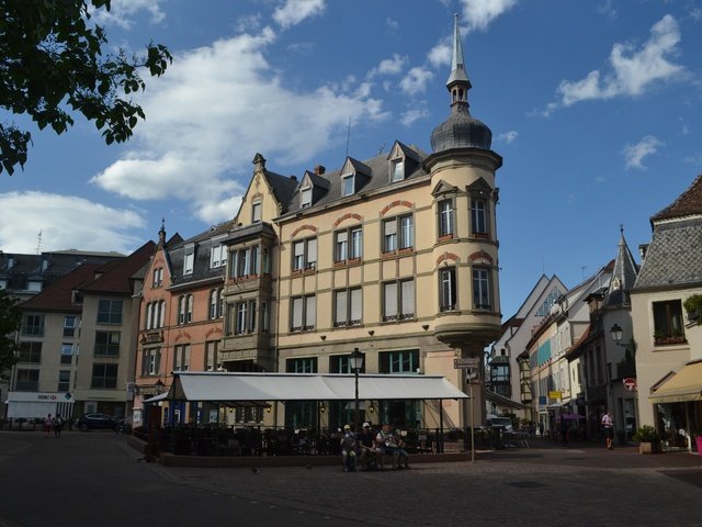 Обои улица, архитектура, здание, франция, франци, кольмар, street, architecture, the building, france, colmar разрешение 4608x3072 Загрузить