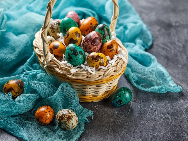 Обои пасха, корзинка, яйца крашеные, easter, basket, the painted eggs разрешение 5472x3648 Загрузить