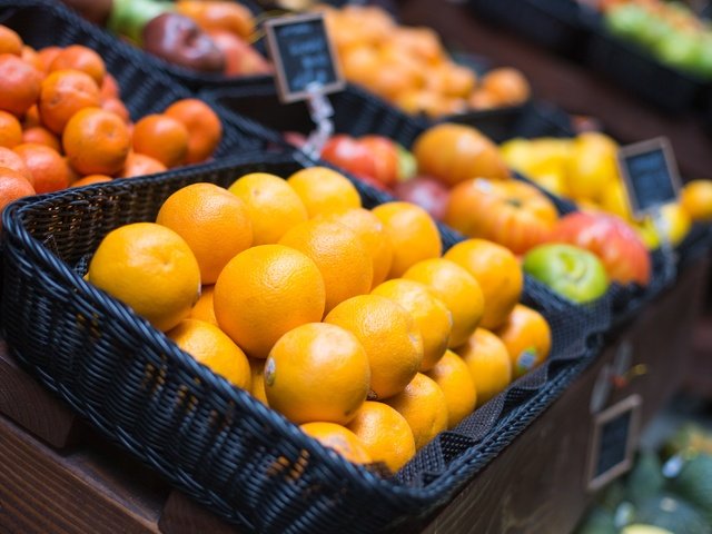 Обои рынок, фрукты, апельсины, мандарины, цитрусы, market, fruit, oranges, tangerines, citrus разрешение 4000x2667 Загрузить