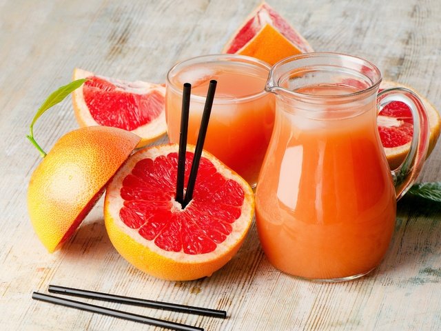 Обои напиток, фрукты, тень, кувшин, цитрусы, палочки, грейпфрут, сок, drink, fruit, shadow, pitcher, citrus, sticks, grapefruit, juice разрешение 4127x3205 Загрузить