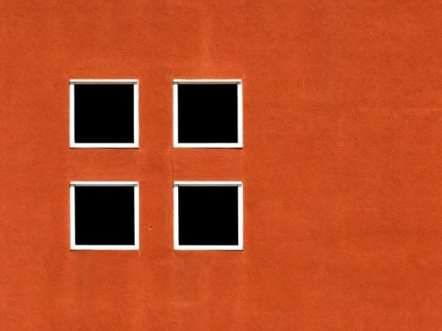 Обои стена, дом, здание, окна, оранжевая, wall, house, the building, windows, orange разрешение 2048x1453 Загрузить