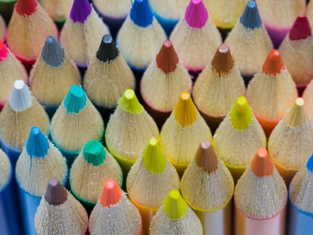 Обои текстура, цвета, разноцветные, краски, карандаши, рисование, цветные карандаши, texture, color, colorful, paint, pencils, drawing, colored pencils разрешение 2048x1365 Загрузить