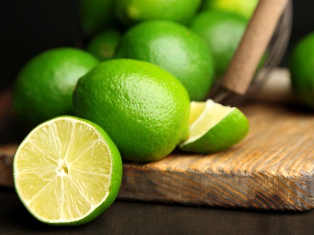 Обои фрукты, лайм, цитрус, fruit, lime, citrus разрешение 5760x3840 Загрузить