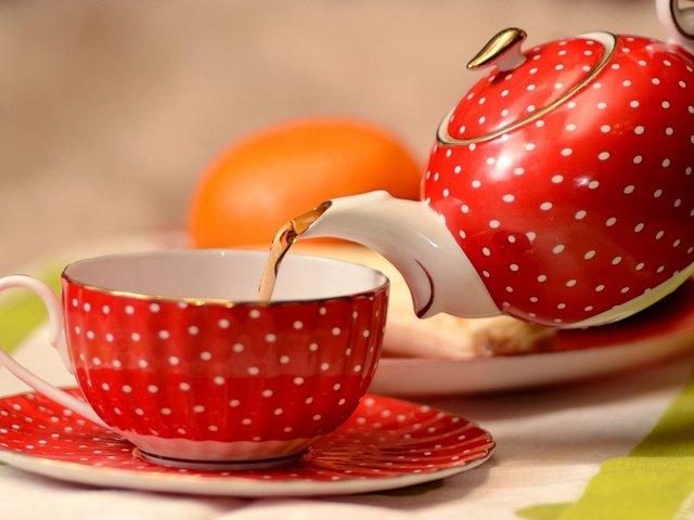 Обои блюдце, чашка, чай, чаепитие, чайник, заварник, saucer, cup, tea, the tea party, kettle, teapot разрешение 1920x1200 Загрузить