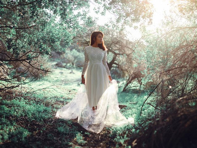 Обои свет, ronny garcia, природа, девушка, платье, взгляд, весна, волосы, лицо, light, nature, girl, dress, look, spring, hair, face разрешение 2048x1365 Загрузить