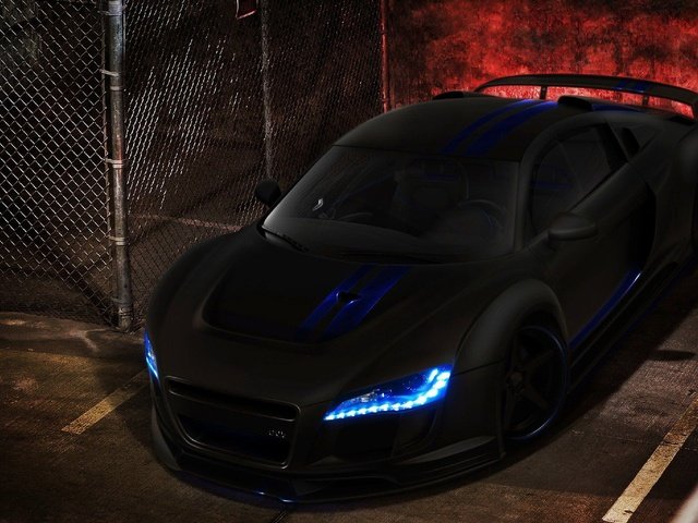 Обои тюнинг, автомобиль audi r8, tuning, audi r8 разрешение 1920x1200 Загрузить