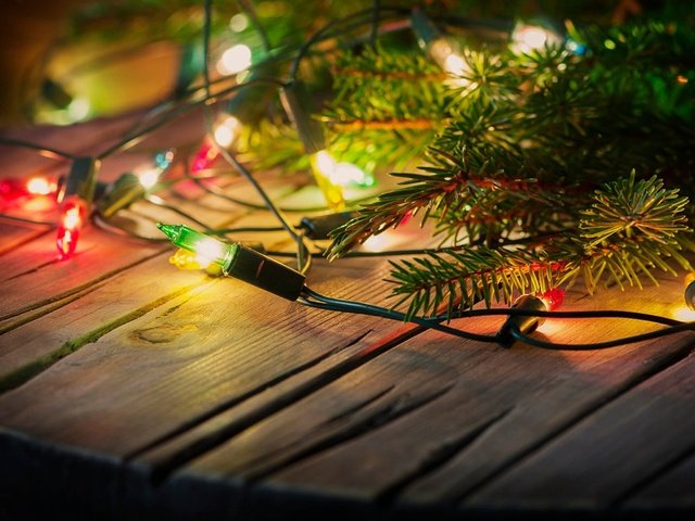 Обои новый год, елка, рождество, гирлянда, new year, tree, christmas, garland разрешение 1920x1200 Загрузить