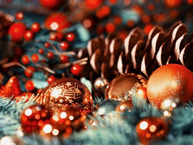 Обои новый год, украшения, рождество, елочные игрушки, new year, decoration, christmas, christmas decorations разрешение 1920x1200 Загрузить