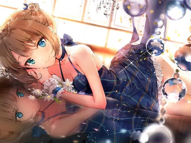 Обои отражение, аниме, девочка, девочки, золушка, kaede takagaki, reflection, anime, girl, girls, cinderella разрешение 3840x2160 Загрузить