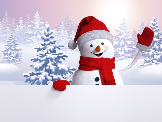 Обои снег, новый год, зима, снеговик, елки, рождество, snow, new year, winter, snowman, tree, christmas разрешение 6750x4500 Загрузить