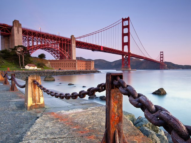 Обои мост, сша, сан-франциско, калифорния, золотые ворота, bridge, usa, san francisco, ca, golden gate разрешение 2048x1365 Загрузить