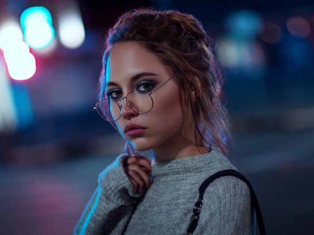 Обои девушка, поза, взгляд, очки, блюр, саня тупикин, alex tupikin, girl, pose, look, glasses, blur разрешение 1920x1080 Загрузить