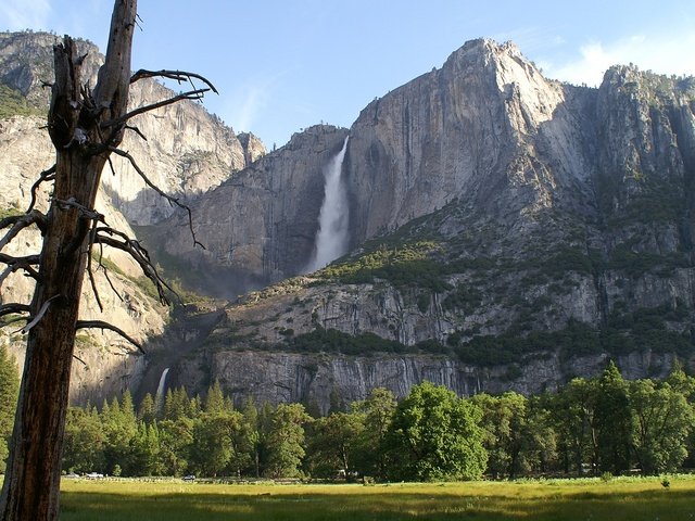 Обои водопад, йосемитский национальный парк, ка­ли­фор­нийс­кая, waterfall, yosemite national park, california разрешение 1920x1080 Загрузить