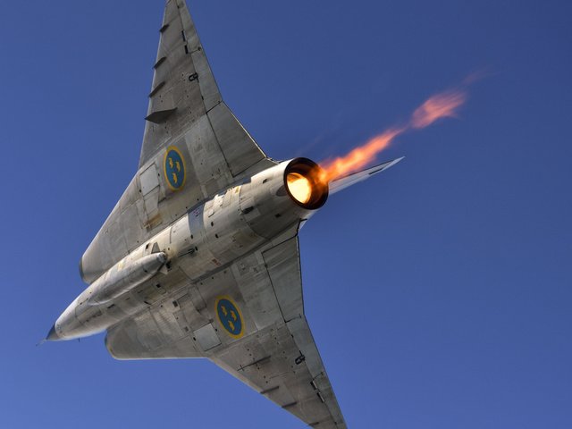 Обои пламя, истребитель, saab, форсаж, ввс швеции, saab 35 draken, flame, fighter, the fast and the furious, swedish air force разрешение 1920x1080 Загрузить