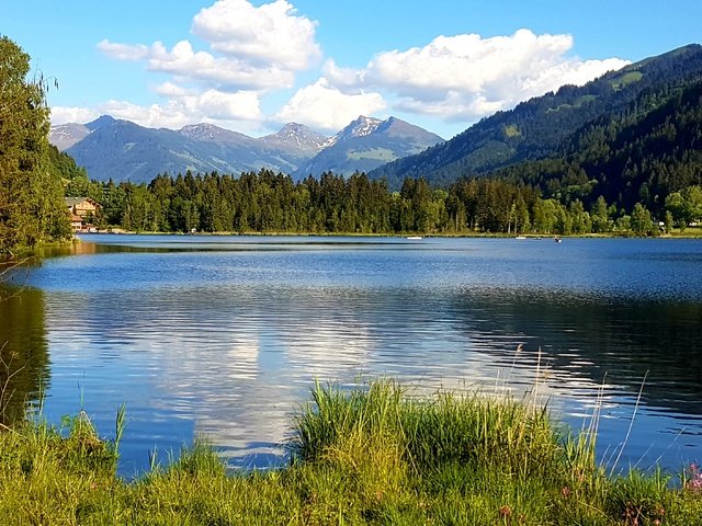 Обои озеро, горы, природа, отражение, lake, mountains, nature, reflection разрешение 3754x2112 Загрузить